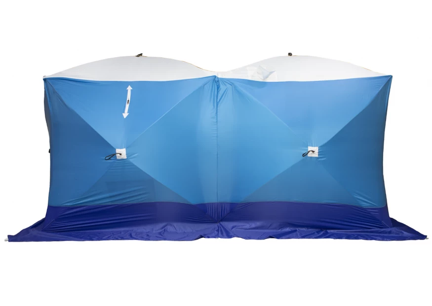 Палатка зимняя КУБ 3 Дубль (трехслойная, дышащая)