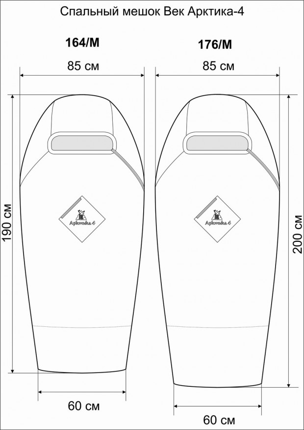 Спальный мешок Век Арктика-4