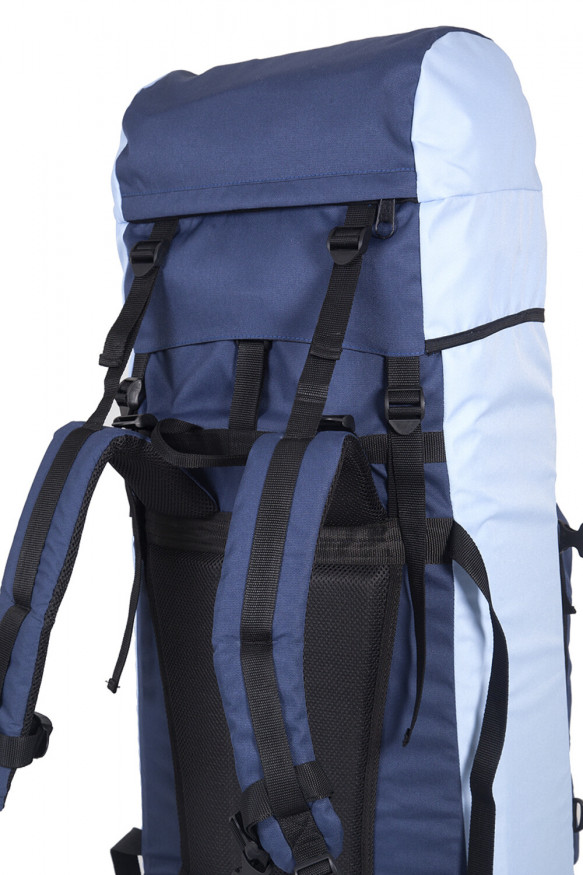 Рюкзак туристический Оптимал 2, серо-красный, 80 л, ТАЙФ