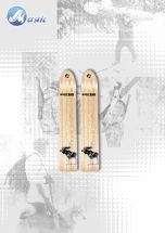 Лыжи охотничьи ОХОТНИК 90×15 см, деревянные