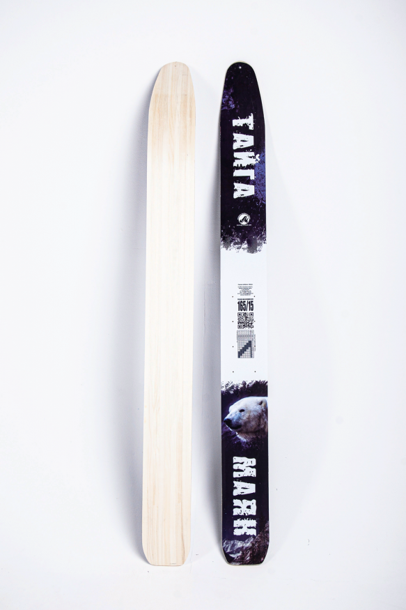 Лыжи Тайга, дерево, длина 165 см, ширина 150 мм