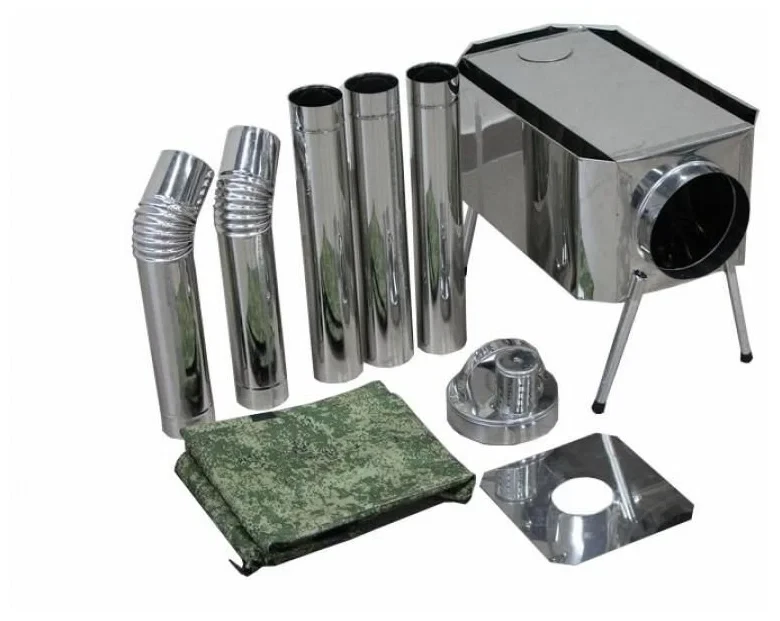 Печь походная Пошехонка малая с защитным кожухом