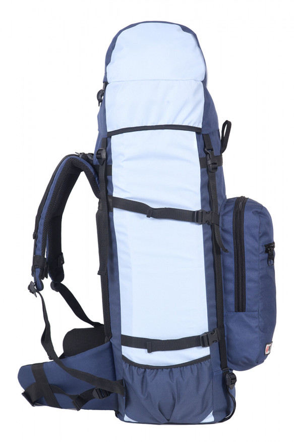 Рюкзак туристический Оптимал 4, синий-голубой, 80 л, ТАЙФ