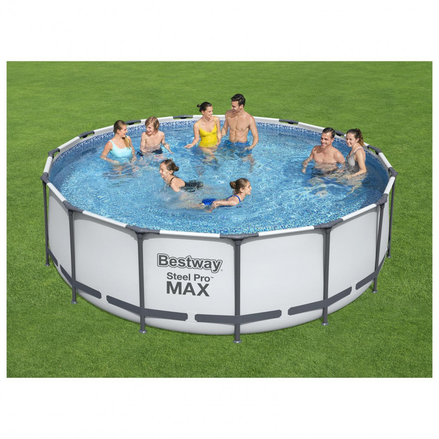 Бассейн каркасный Steel Pro MAX, 457 х 122 см + 3 аксессуара