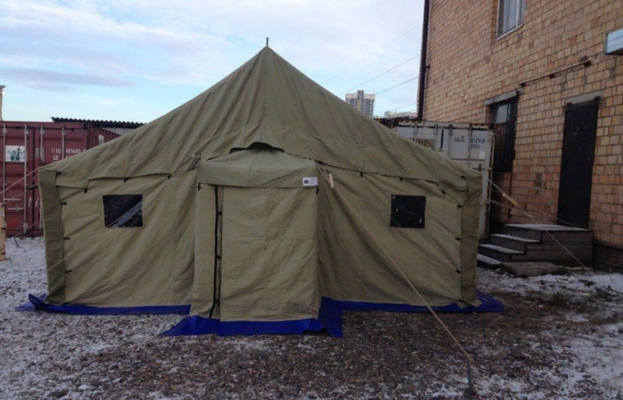 Армейская брезентовая палатка УЗ-68