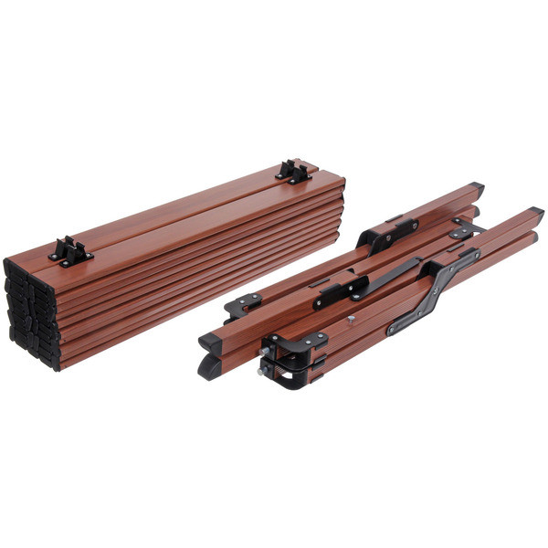 Стол кемпинговый складной, 114*59*43 см, цвет: орех, каркас алюминий