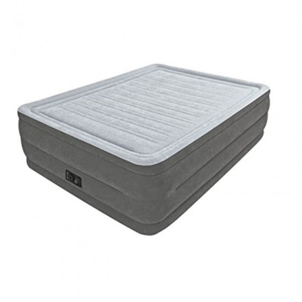 Кровать надувная Comfort-Plush Queen 152х203х56 см, со встроенным насосом 220V