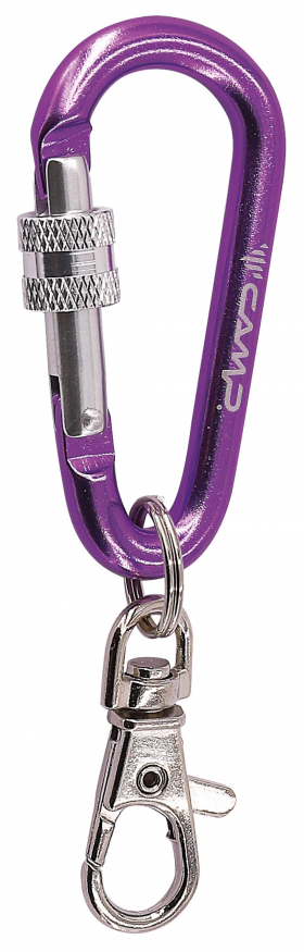 Карабин вспомогательный 80 mm &amp;quot;D&amp;quot; shape with screw, CAMP