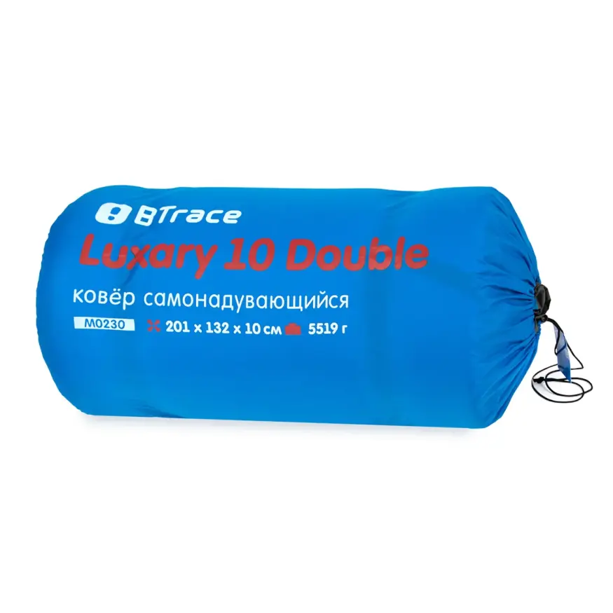 Ковер самонадувающийся Luxary 10 Double 201х132х10 см, BTrace