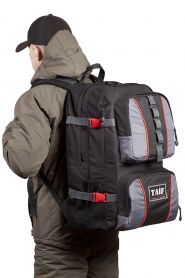 Рюкзак ADLER 3, черный/серый, Тайф