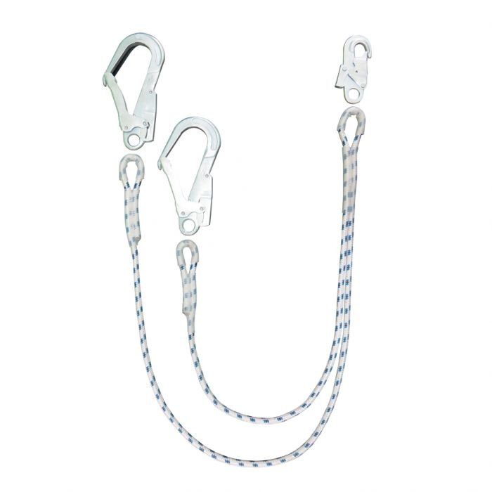 Строп из полиамидного каната двухветьевой с разной длиной плеча (Вд(1) кр-03 кр-03 кр-04 ков.)